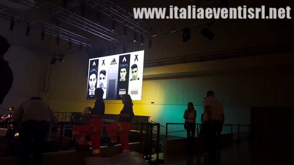 evento Adidas noleggio ledwall